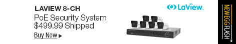 Newegg Flash  LaView 8-CH PoE Security System