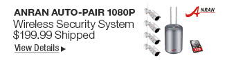 Newegg Flash - ANRAN Auto-Pair 1080P Wireless Security System