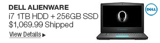 Newegg Flash - Dell Alienware i7 1TB HDD + 256GB SSD