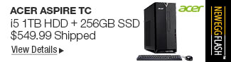 Newegg Flash - Acer Aspire TC i5 1TB HDD + 256GB SSD