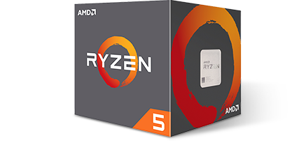 AMD RYZEN 5 2600X 6-Core 3.6 GHz (4.2 GHz Max Boost) Socket AM4 95W Desktop Processor