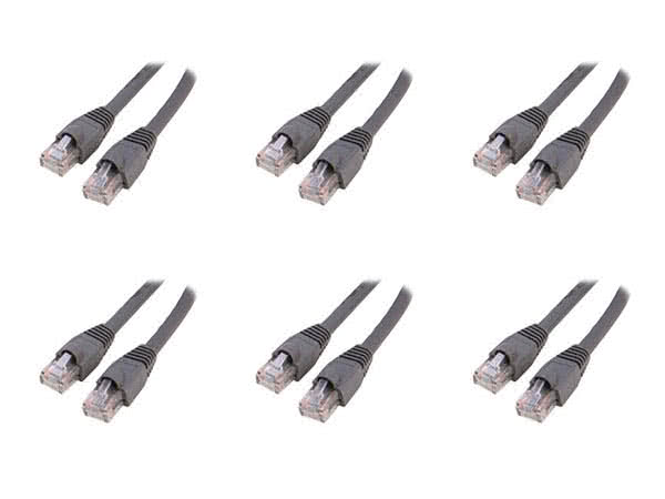 6 x Coboc 7FT Cat 6 550MHz UTP Network Cable