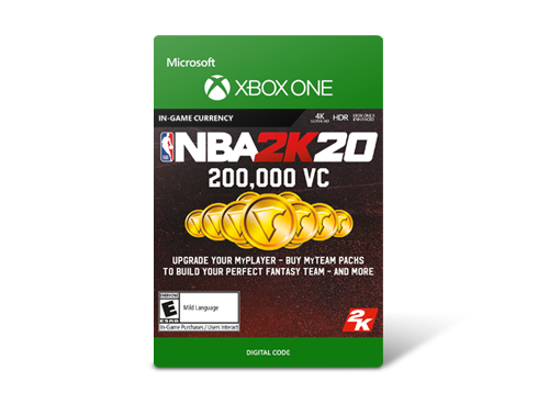 NBA 2K20: 200,000 VC Xbox One (Digital Code)