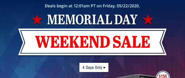 Memorial Day Weekend Sale