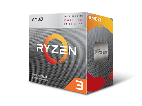 AMD RYZEN 3 3200G 4-Core 3.6 GHz (4.0 GHz Max Boost) Socket AM4 65W Desktop Processor