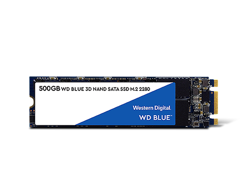 WD Blue 3D NAND 500GB Internal SSD - SATA III 6Gb/s M.2 2280 Solid State Drive