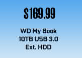 WD My Book 10TB USB 3.0 Ext. HDD