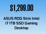 ASUS ROG Strix Intel Core i7 1TB SSD Gaming Desktop