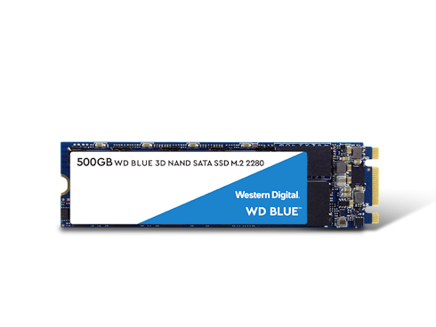 WD Blue 3D NAND 500GB SATA III 6Gb/s M.2 2280 Solid State Drive