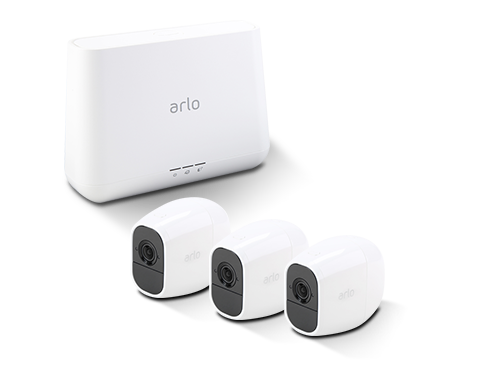 Arlo Pro 2 Wireless Security Camera System, 3 Rechargeable Battery Powered Wire-Free HD 1080p Night Vision Indoor/Outdoor w/ 2-Way Audio