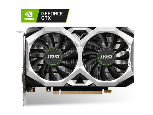 MSI Ventus GeForce GTX 1650 4GB GDDR6 PCI Express 3.0 x16 Video Card GTX 1650 D6 VENTUS XS OCV1