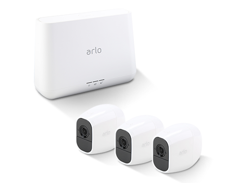 Arlo Pro 2 Wireless Security Camera System - 3 Rechargeable Battery Powered Wire-Free HD 1080p Night Vision Indoor/Outdoor with 2-Way Audio, Free Arlo Basic 7-Day Cloud Storage Recording - VMS4330P