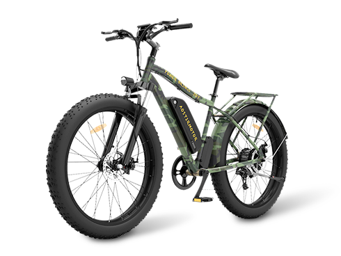 AOSTIRMOTOR 750W Electric Bike, 26" Fat Tire Ebike, 7-Speed Shimano Gears, 48V 13AH Removable -DLithium Battery Electric Mountain Bicycle