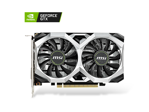 MSI GeForce GTX 1650 DirectX 12 GTX 1650 D6 Ventus XS OC 4GB 128-Bit GDDR6 PCI Express 3.0 x16 HDCP Ready Video Card