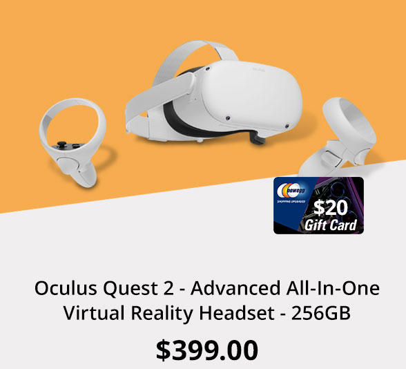 Oculus Quest 2 - Advanced All-In-One Virtual Reality Headset - 256GB