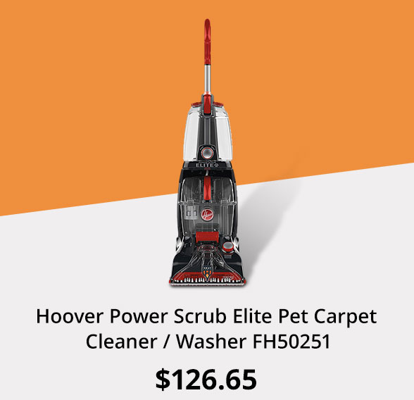 Hoover Power Scrub Elite Pet Carpet Cleaner / Washer FH50251