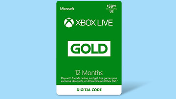 Xbox LIVE 12 Months Gold Membership US, Code