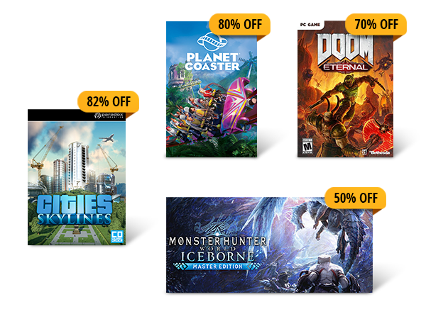 UP TO 82% OFF  SELECT PC DIGITAL GAMES*