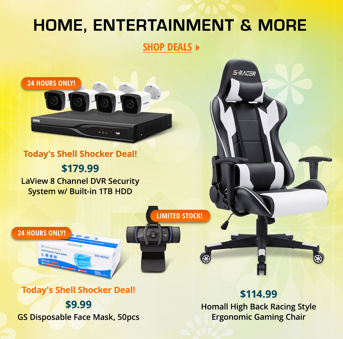 Home, Entertainment & More