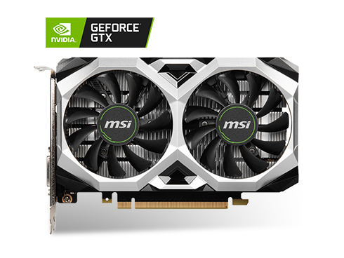 MSI GeForce GTX 1650 D6 VENTUS XS OCV1 4GB 128-Bit GDDR6 PCI Express 3.0 x16 HDCP Ready Video Card