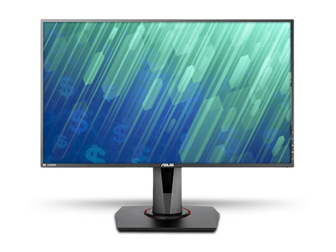 ASUS VG278Q 27" FHD 144Hz 1ms Free Sync G-Sync Compatible Built-in Speakers LED Backlit Height Adjustable Gaming Monitor