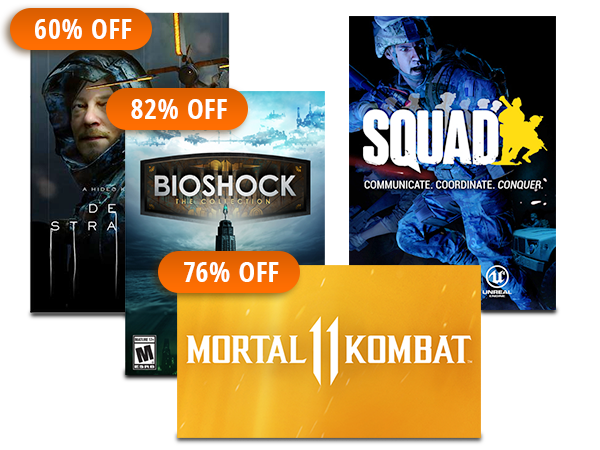 UP TO 82% OFF SELECT PC DIGITAL GAMES*