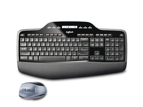 Logitech MK710 2.4GHz Wireless Keyboard and Mouse Combo - Black