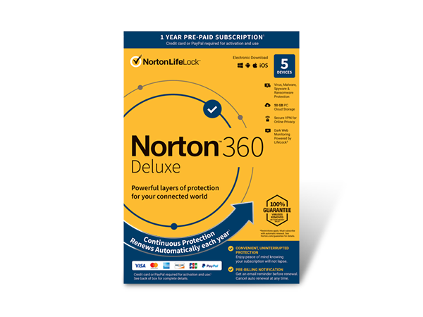50% OFF SELECT NORTON SECURITY SOFTWARE*