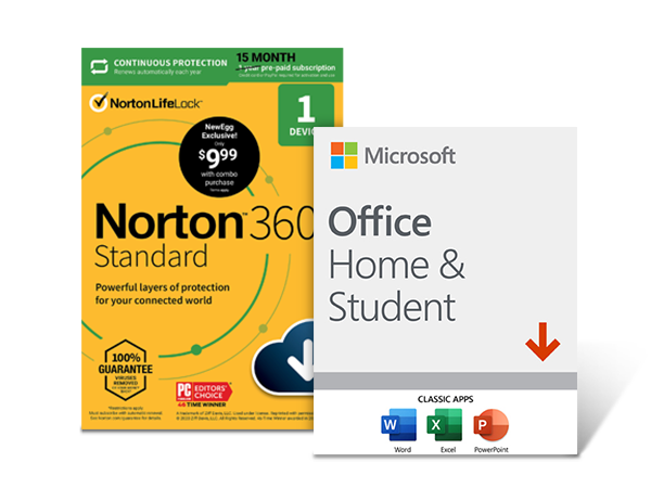 Microsoft Office Home & Student 2019 + Security Software 