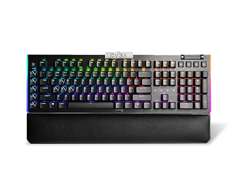 EVGA Z20 RGB Optical Mechanical Gaming Keyboard, Optical Mechanical Switches 812-W1-20US-KR (Clicky)