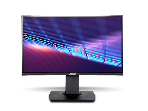 ASUS TUF Gaming VG24VQ 24" FHD 1ms MPRT 144Hz FreeSync Backlit LED Height Adjustable Curved Gaming Monitor