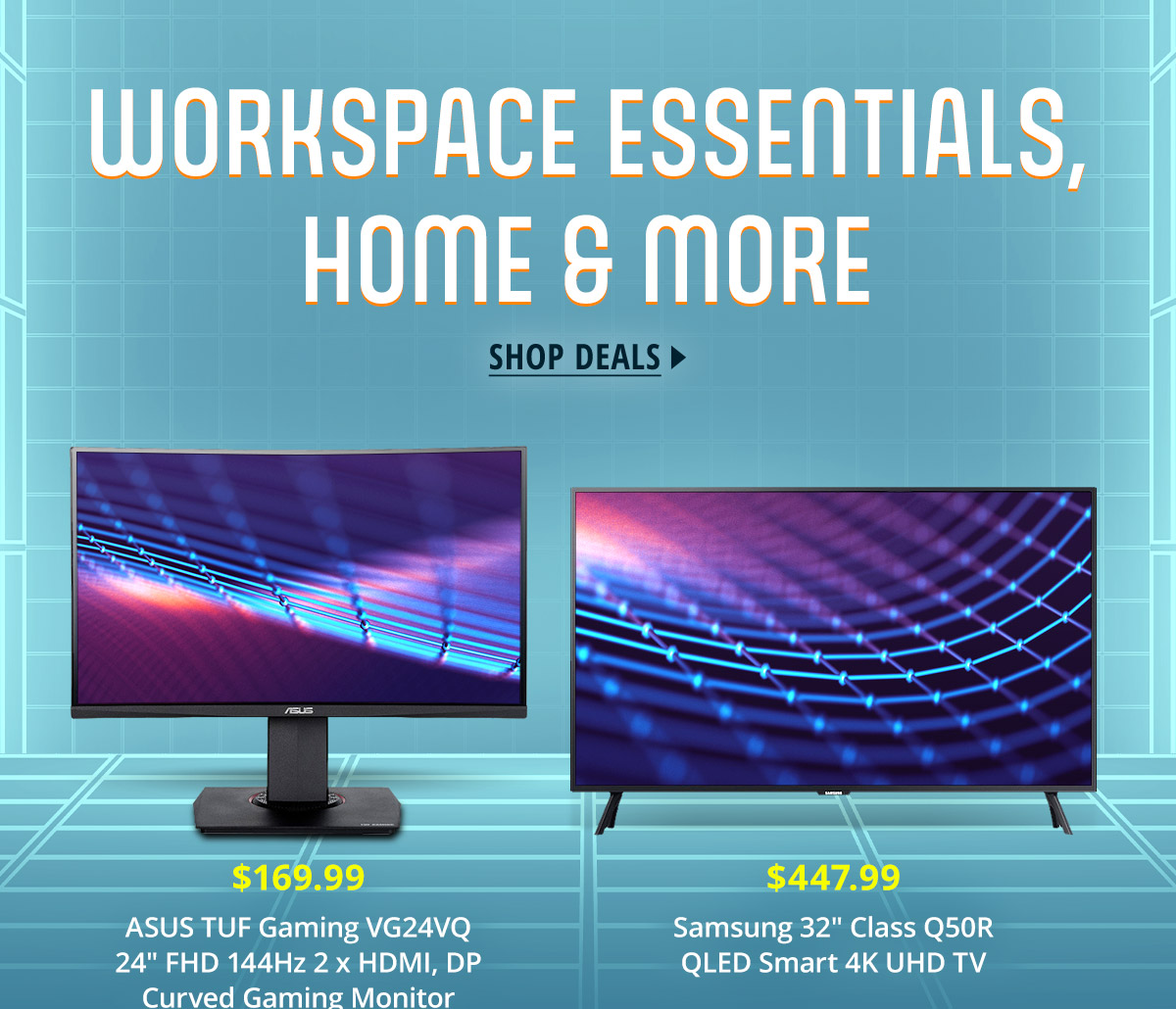 Workspace Essentials, Home & More