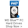 WD Blue PC hard drives. shop now >