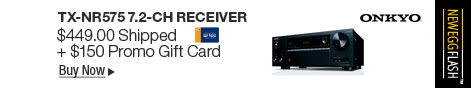 Newegg Flash - Onkyo TX-NR575 7.2-Ch Receiver