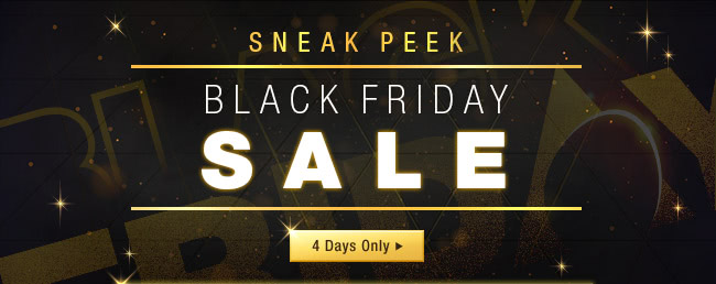 Sneak Peek Black Friday Sale