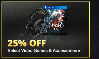 25% OFF SELECT VIDEO GAMES & ACCESSORIES*