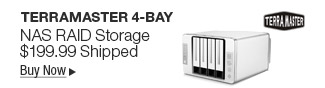 Newegg Flash - Terramaster 4-Bay NAS Raid Storage