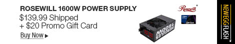 Newegg Flash - ROSEWILL 1600W POWER SUPPLY 