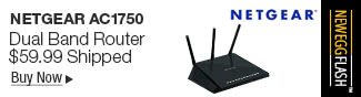 Newegg Flash ï¿½ NETGEAR Smart WiFi Router with Dual Band Gigabit for Amazon Echo/Alexa - AC1750, R6400-100NAS