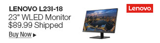 Newegg Flash - Lenovo L23i-18 23" WLED Monitor 