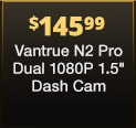 Vantrue N2 Pro Dual 1080P 1.5" Dash Cam