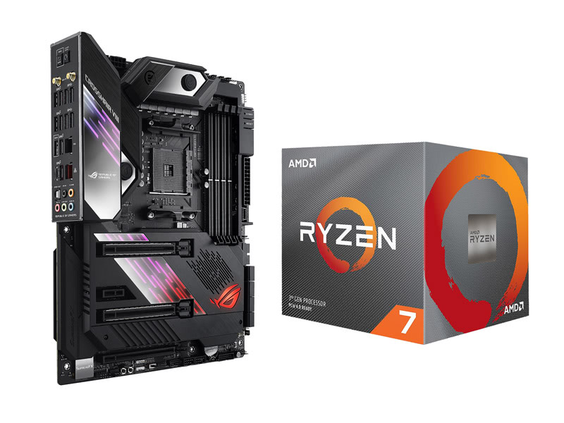 AMD RYZEN 7 3700X (3.6 GHz) CPU + ASUS ROG Crosshair VIII Formula AMD X570 MOBO