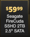 Seagate FireCuda SSHD 2TB 2.5 inch SATA