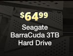 Seagate BarraCuda 3TB Hard Drive
