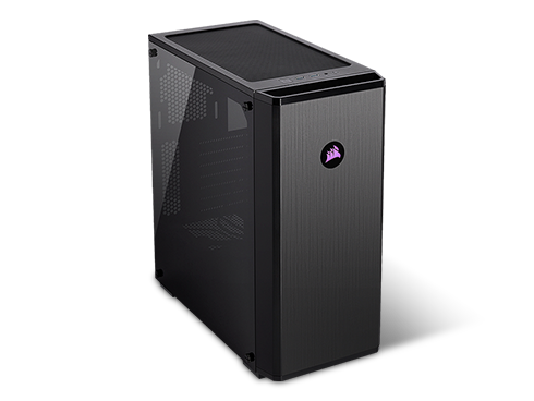 CORSAIR Carbide Series 175R RGB Tempered Glass Mid-Tower ATX Gaming Case, Black