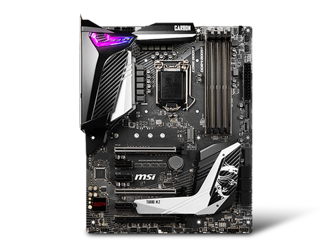 MSI MPG Z390 GAMING PRO CARBON LGA 1151 (300 Series) Intel Z390 HDMI SATA 6Gb/s USB 3.1 ATX Motherboard