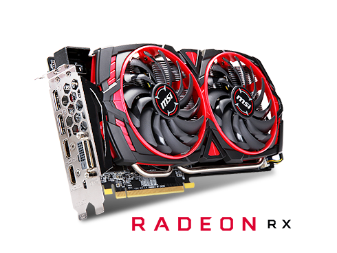 MSI Radeon RX 570 DirectX 12 8GB 256-Bit GDDR5 PCI Express x16 HDCP Ready CrossFireX Support Video Card