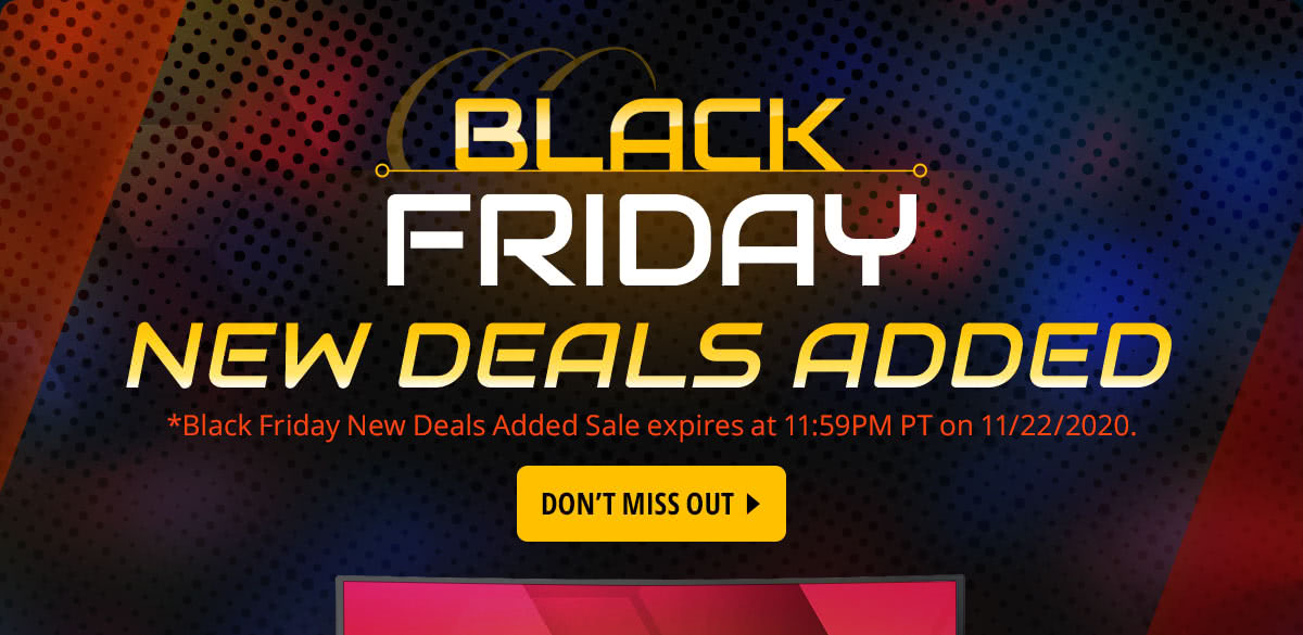 Black Friday New Deals Added