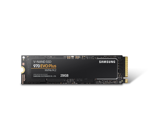 SAMSUNG 970 EVO PLUS M.2 2280 250GB PCIe Gen 3.0 x4, NVMe 1.3 V-NAND 3-bit MLC Solid State Drive