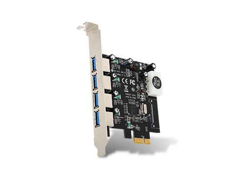 Rosewill RC-508 USB 3.0 PCI-E Express Card with 4 USB 3.0 Ports, Speed Up to 5.0 Gbps